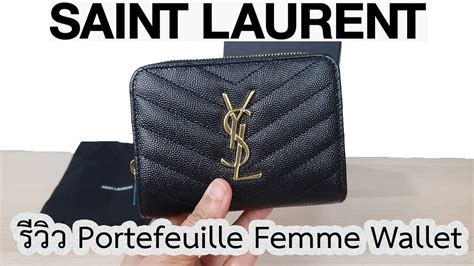 portefeuille femme yves saint laurent|WALLETS .